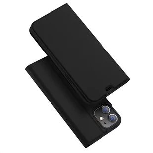 Dux Ducis Skin Pro kabura etui pokrowiec z klapką iPhone 12 6,1'' czarny Czarny - Etui i futerały do telefonów - miniaturka - grafika 1
