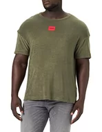 Koszulki męskie - Hugo Boss T-shirt męski Terry Me, Dark Green303., L - miniaturka - grafika 1