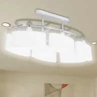 Lampy sufitowe - vidaXL Nowoczesna lampa sufitowa, elipsa żarówki 6xE14 - miniaturka - grafika 1