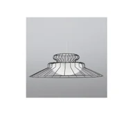 Lampy sufitowe - SIRU - Żyrandol na lince SUNRISE 1xGX53/10W/230V brązowe/białe Szkło weneckie - miniaturka - grafika 1