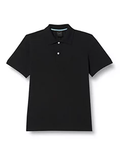 Koszulki męskie - Geox Męska koszulka polo M (DE), czarna, L, czarny, L - grafika 1