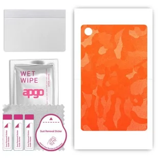 folia naklejka skórka strukturalna na TYŁ do Lenovo Tab B10 3rd Gen - Moro Camo Pomarańczowy - apgo SKINS - Akcesoria do tabletów i e-booków - miniaturka - grafika 1