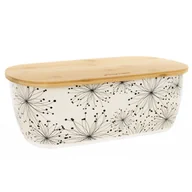 Chlebaki - CHLEBAK Z DESKĄ BAMBUSOWĄ 36X20CM DMUCHAWCE BIO - miniaturka - grafika 1