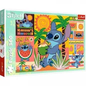 Puzzle - Puzzle 500 elementów Wakacje ze Stichem Lilo i Stitch (37483). od 10 lat - miniaturka - grafika 1