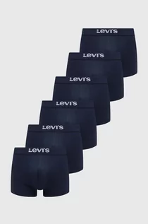 Majtki męskie - Levi's bokserki 6-pack męskie kolor granatowy - grafika 1