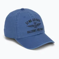 Czapki damskie - Czapka z daszkiem męska Aeronautica Militare HA1252UCT02476 high tide blue WYSYŁKA W 24H 30 DNI NA ZWROT - miniaturka - grafika 1