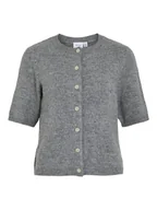 Swetry damskie - Vila Kardigan "Vidainty" w kolorze szarym - miniaturka - grafika 1