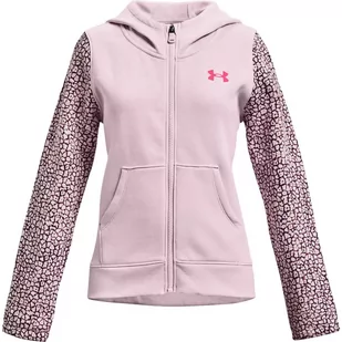 Bluza dziewczęca Under Armour Rival Fleece FZ - Bluzy dla dziewczynek - miniaturka - grafika 1