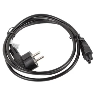 LANBERG Lanberg zasilający Laptop Schuko 1.8m (CA-C5CA-11CC-0018-BK) - Kable komputerowe i do monitorów - miniaturka - grafika 1