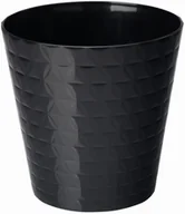 Donice - FORM PLASTIC Osłonka Diament Petit czarna 25cm - miniaturka - grafika 1