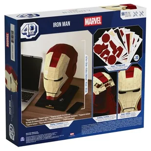 Puzzle 4D Build Marvel maska Iron Mana model 3D do złożenia - Puzzle - miniaturka - grafika 1