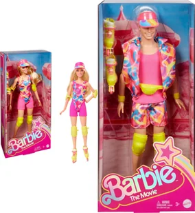 Lalka Barbie Barbie Signature Margot Robbie na rolkach HRB04 + Ryan Gosling jako Ken na rolkach HRF28 - Lalki dla dziewczynek - miniaturka - grafika 1