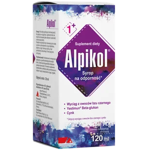 Alpikol Syrop na Odporność, dla dorosłych i dzieci od 1 roku życia, 120 ml - Suplementy naturalne - miniaturka - grafika 1