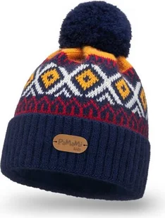 Pamami Czapka dziecięca Acholaa navy Jeden rozmiar - Czapki dla dzieci - miniaturka - grafika 1