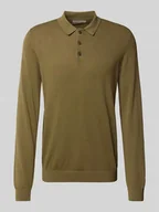 Swetry męskie - Sweter z dzianiny z czystej bawełny model ‘VALD’ - miniaturka - grafika 1