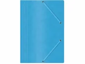 Teczki i skoroszyty - IDEST Teczka z gumką preszpanowa A4 390g j.niebie. PX1875 - miniaturka - grafika 1