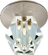 Lampy sufitowe - Candellux Podtynkowa halogenowa OPRAWA sufitowa OCZKO SK-16 2225954 Chrom transparentny - miniaturka - grafika 1
