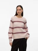 Swetry damskie - Vero Moda Sweter w kolorze jasnoróżowym - miniaturka - grafika 1