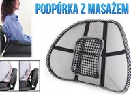 Poduszki, koce i materace lecznicze - Podkładka Podpórka Lędźwiowa Pod Plecy z Masażem - miniaturka - grafika 1