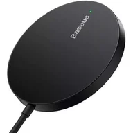 Ładowarki do telefonów - Baseus Magnetyczna ładowarka indukcyjna Simple Mini3 15W czarna - miniaturka - grafika 1