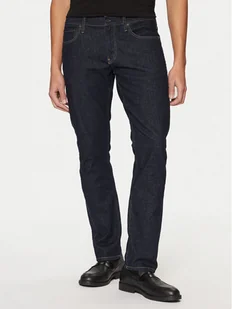 Calvin Klein Jeansy K10K111241 Granatowy Slim Fit - Spodnie męskie - miniaturka - grafika 1