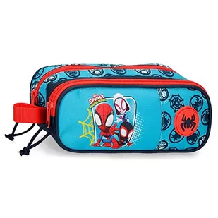 Marvel Spidey Team Up piórnik, podwójny, niebieski, 23 x 9 x 7 cm, poliester, niebieski, podwójne etui, niebieski, Podwójne etui - Etui na dokumenty i karty - miniaturka - grafika 1