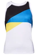 Koszulki i topy damskie - Superdry Training Spliced Tank Koszulka damska, Optyczny, 34 - miniaturka - grafika 1