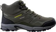 Buty trekkingowe męskie - Buty trekkingowe Hi-Tec Hendon Mid Khaki WP 46 - miniaturka - grafika 1