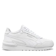 Buty dla chłopców - Sneakersy Puma St Runner v4 L Jr 399736 02 Biały - miniaturka - grafika 1