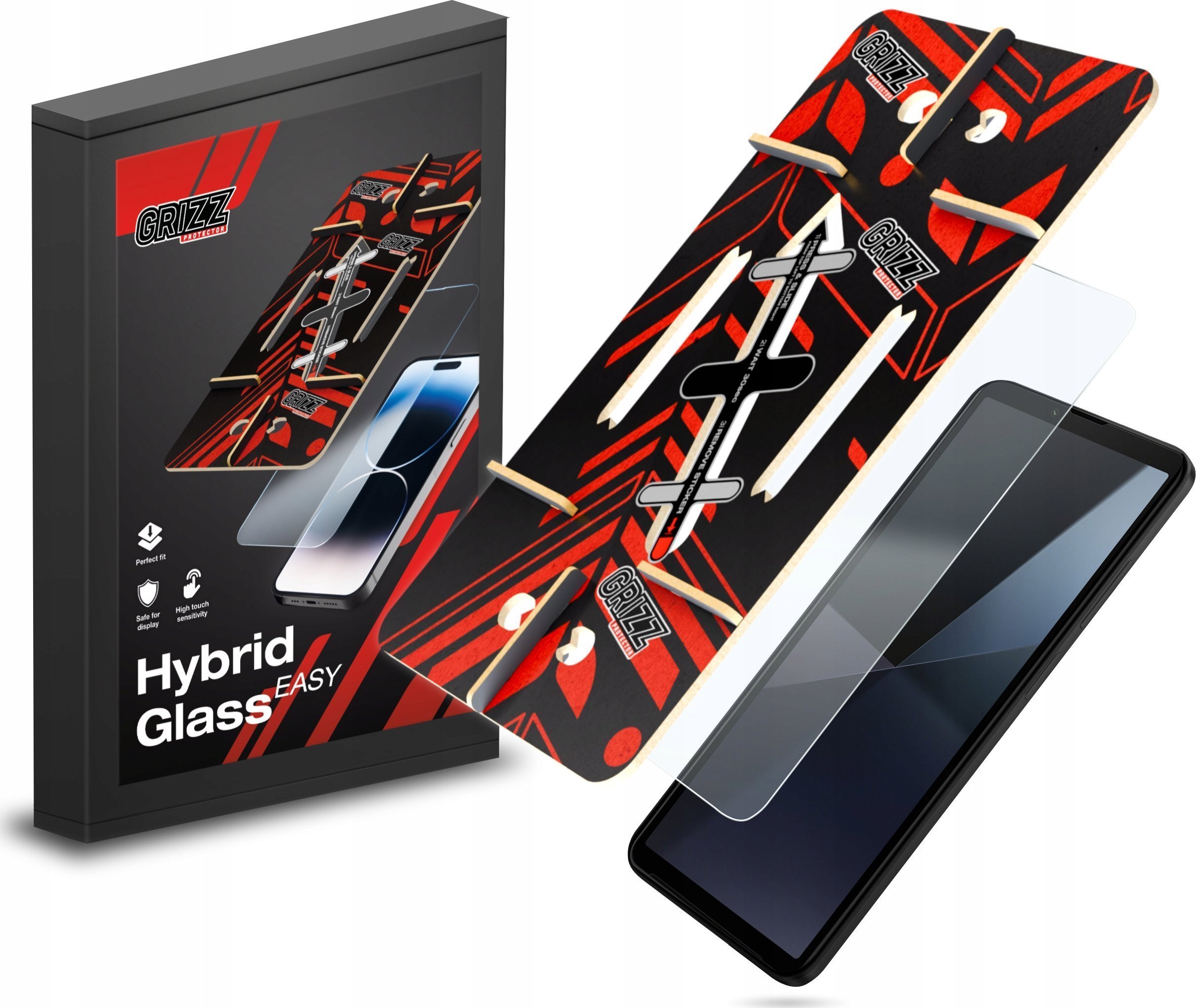 GrizzGlass Szkło hybrydowe GrizzGlass HybridGlass Easy do Sony Xperia 1 VI