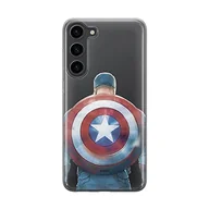 Etui i futerały do telefonów - Etui Kapitan Ameryka 002 Marvel Nadruk częściowy Przeźroczysty Producent: Samsung, Model: S23 - miniaturka - grafika 1