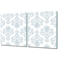 Deski do krojenia - Nowoczesna Deska Kuchenna - 2x 40x52 cm - Vintage szary ornament - miniaturka - grafika 1