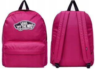 VANS PLECAK SZKOLNY OLD SKOOL CHERRIES PINK DUŻY KLASYK REALM DESKA - Plecaki szkolne i tornistry - miniaturka - grafika 1
