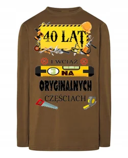 Longsleeve na Urodziny 40 Lat Prezent r.S - Koszulki męskie - miniaturka - grafika 1