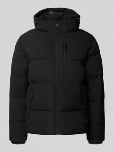 Kurtka pikowana z kieszeniami zapinanymi na zamek błyskawiczny model ‘OWEN’ - Kurtki męskie - miniaturka - grafika 1