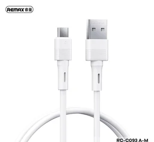 KABEL REMAX LEYA SERIES RC-C093 2.4A USB/MICRO USB 1M WHITE - Kable USB - miniaturka - grafika 1