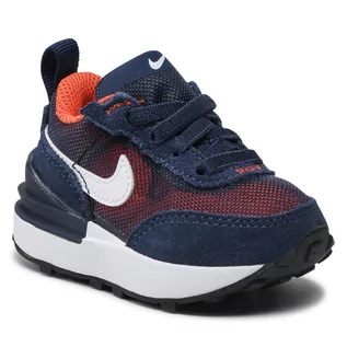 Buty dla chłopców - Buty Nike - Waffle One (Td) DC0479 401 Midnight Navy/White/Orange - grafika 1