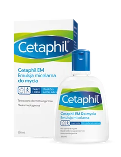 Cetaphil EM, emulsja micelarna do mycia, 250ml 7077485 - Płyny micelarne - miniaturka - grafika 1