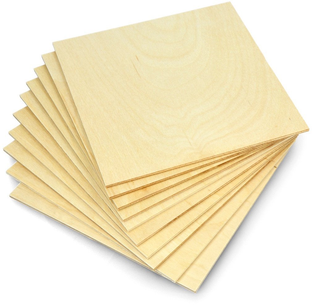 Sklejka brzozowa - 3mm - format 160x160mm - 10szt.}