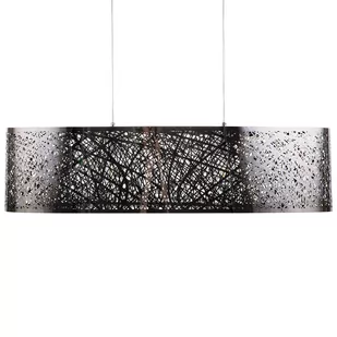 Beliani Lampa wisząca Lampa wisząca metalowa srebrna SEVESO 82710 - Lampy sufitowe - miniaturka - grafika 1
