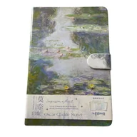 Przybory szkolne - NOTES Z ZAPIĘCIEM B6 128K MONET LIL - miniaturka - grafika 1