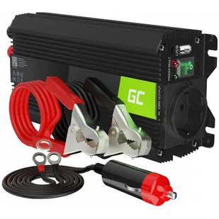 Green Cell Przetwornica  Przetwornica napięcia Inwerter Green Cell PRO 12V na 230V 500W/1000W Modyfikowana sinusoida INVGC03 - Przetwornice samochodowe - miniaturka - grafika 1