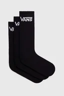 Skarpetki męskie - Vans skarpetki 3-pack męskie kolor czarny - miniaturka - grafika 1