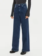 Spodnie damskie - IVY OAK Jeansy Prijanka IO115188 Granatowy Wide Leg - miniaturka - grafika 1