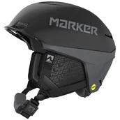 Kaski narciarskie - Kask narciarski Marker Ampire 2 Mips Czarno-szary 51-55 cm - miniaturka - grafika 1