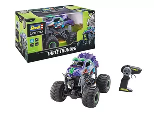 Revell, RC Monster Truck, "Three Thunder" - Zabawki zdalnie sterowane - miniaturka - grafika 1