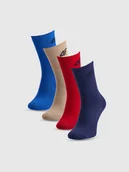 Skarpetki dla dzieci - 4F Skarpetki casual za kostkę (4-pack) chłopięce - multikolor 32-34 - miniaturka - grafika 1