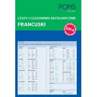 Książki do nauki języka francuskiego - Pons Czasy i czasowniki błyskawicznie MINI francuskie - LektorKlett - miniaturka - grafika 1
