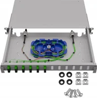 Akcesoria do szaf serwerowych - PRZEŁĄCZNICA ŚWIATŁOWODOWA TFDP-19-1U-12D-SC-G STALFLEX - miniaturka - grafika 1