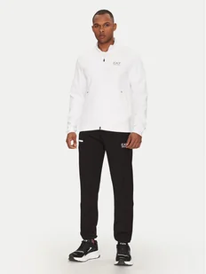 EA7 Emporio Armani Dres 7M000130 AF12501 M0003 Biały Regular Fit - Dresy męskie - miniaturka - grafika 1